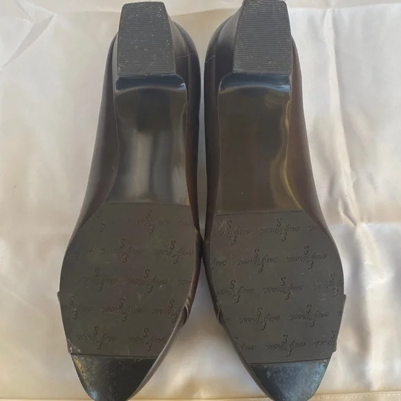 Easy Street Lyanna Women's Block Heel Pumps Brown Size 7.5 - Picture 8 of 9